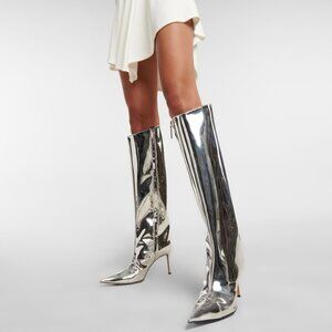 Alexandre Vauthier Alex 105 metallic knee-high boots